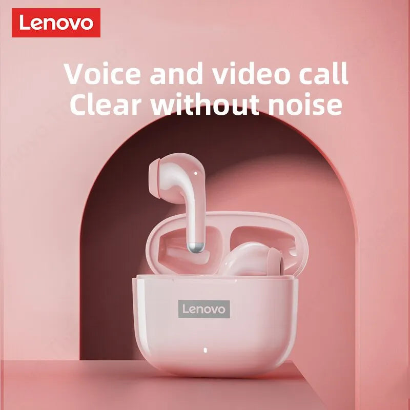 Lenovo LP40 Pro Fones de ouvido Bluetooth 5.0 Wireless Sports Headphone à prova d'água e microfone embutido