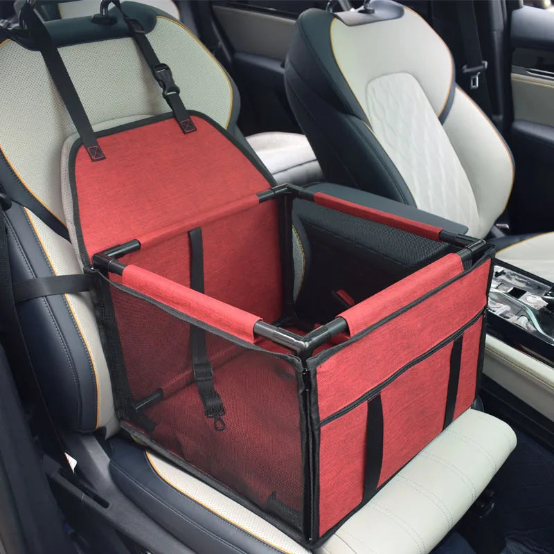 Travel Dog Car Seat, Cadeirinha de segurança com estruturas reforçadas para Pets de pequeno e médio porte